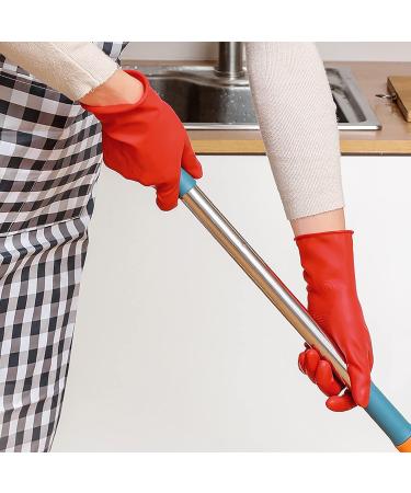 KKRAUS 3 Pairs Cleaning Gloves Non-Slip Durable Rubber Gloves Cleaning Reuseable Household Gloves for Kitchen Cleaning Washing Dish Gloves (Color : Red Size : Large) Large Red - Buy Online on GoSupps.com