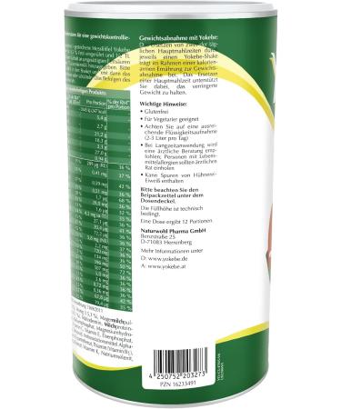 YOKEBE Classic Diethake - Gluten-Free Vegetarian Weight Loss Meal | 6x500g (12 Portions) - High-Quality Protein - Buy Online on GoSupps.com