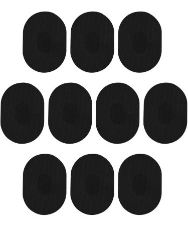 Milageto 10x Sweatproof Sports Stickers - Non-Slip Patches for Fitness Cycling & Climbing - Black Overpatch Tapes - Buy Online on GoSupps.com