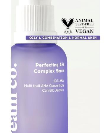 cream co. 30ml AHA Complex Serum Contains Glycolic Acid & Lactic Acid Gentle AHA Serum Enhances Skin Elasticity Helps Reduce Fine Lines Cleanser for Oily Skin Combination Normal Skin Type Vegan - Buy Online on GoSupps.com