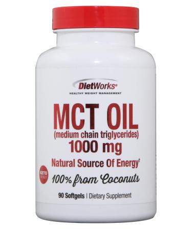 DietWorks MCT Oil 1000 mg 90 Softgels