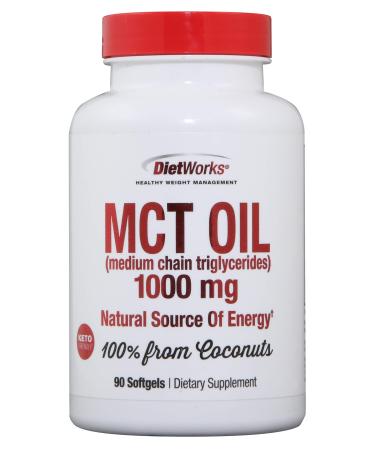 DietWorks MCT Oil 1000 mg 90 Softgels