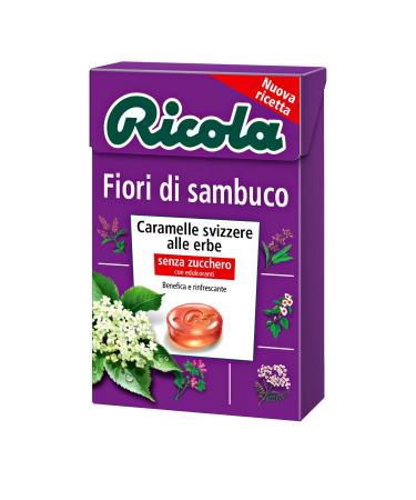 Ricola Ricola Fiori di Sambuco Pack of 20 sugar-free hard candies 50 g