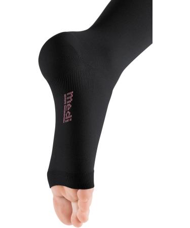 Medi Medive Plus Compression Thigh Stockings Unisex - CCL2 Medical Compression Stockings for Men & Women - Black - Size V - Open Tip - Normal - Nub - Buy Online on GoSupps.com