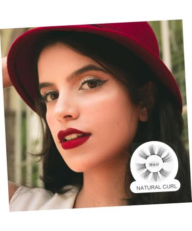 POPETPOP 3boxes Fake Eyelashes Dramatic Eyelashes Costume Eye Lashes Fiber Eyelashes Eye Makeup Accessories for Girls Waterproof Eyelashes False Eyelashes Ladies Dense Chemical Fiber - Buy Online on GoSupps.com
