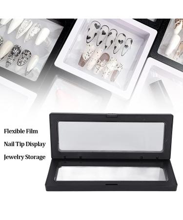 Buy Film Jewelry Display Box - Transparent Nail Art Storage & 3D Floating Showcase for Salon & Home Decoration - Buy Online on GoSupps.com