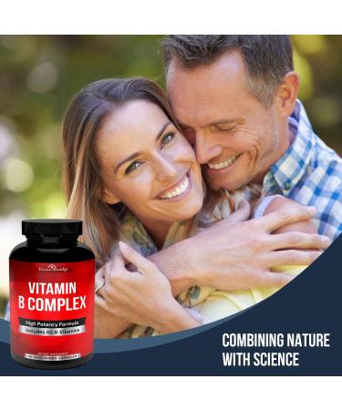 Divine Bounty Super B Complex Vitamins - 90 Capsules | Energy Boost & Wellness - Buy Online on GoSupps.com