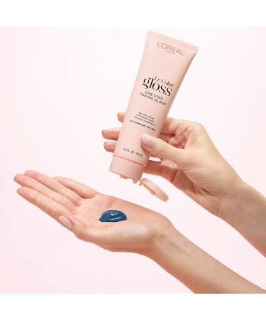 L'Oreal Paris Le Color Gloss In-Shower Toning Hair Gloss - Neutralizes Brass, Conditions, Boosts Shine - Smoky Bronde, 4 oz - Buy Online on GoSupps.com