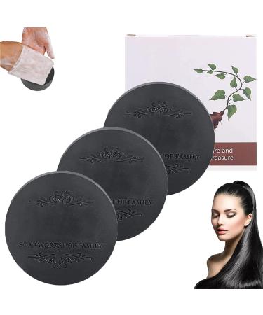 DUBUSH Blackening Shampoo for Hair, Organic Reverse Gray Shampoo, Natural Shampoo and Conditioner, Solid Shampoo Against Hair Loss for Women and Men.
