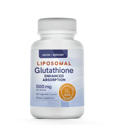 Liposomal Glutathione Capsules - Reduced Glutathione - Glutathione Supplement - Glutathione Capsule - 60 Glutathione Capsules