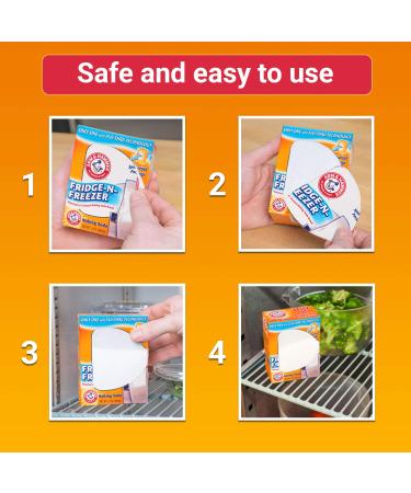 Arm & Hammer 1155 Fridge-N-Freezer Baking Soda 14 oz - Multi-Use Odor Eliminator - Buy Online on GoSupps.com