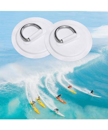 6 Pack Stainless Steel D-Ring Patch for PVC Inflatable Boats and Watercraft - Deck Accessories, No Glue Needed - White - Buy Online on GoSupps.com
