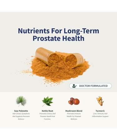 Prostate Support Supplement for Men Urinary Tract Health Bladder and HR Wellness for Men Saw palmetto stinging nettle root - Buy Online on GoSupps.com