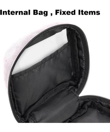 Stylish Menstruation Pad Bag with Zipper - Women's Napkin & Tampon Bag - Pink Flower Design - Perfect for Girls - Buy Online on GoSupps.com