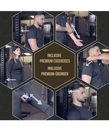 Bozeera Trigger Point Massager Set | Painless Pain Relief with Suction Cups | 2x Triggerdinger for Muscle Tension | Includes Video Booklet & Bag - Buy Online on GoSupps.com