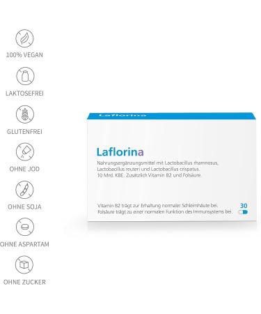 Laflorina - Restore Vaginal Flora & Bladder Health | Lactobacillus Crispatus Reuteri Rhamnosus | International Shipping Available - Buy Online on GoSupps.com