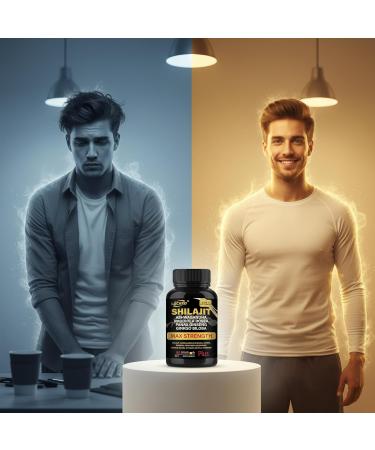 LOCRED Shilajit Capsules for Men & Women 8 in 1 with Shilajit 18000 mg Ashwagandha Ginseng Ginkgo Rhodiola Cordiceps Natural Energy & Stamina Supplement for Men 60 Capsules. - Buy Online on GoSupps.com