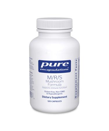 Pure Encapsulations M/R/S Mushroom Formula | Hypoallergenic Supplement Promotes Immune Health and Provides Broad-Spectrum Physiological Support | 120 Capsules Standard Packaging