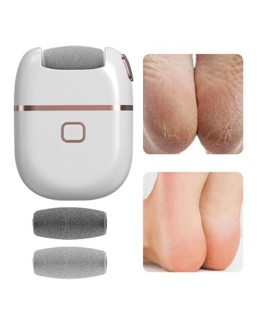 Electronic Foot File Pedicure Tool Portable Electronic Foot File Pedicure - Portable Electronic Pedicure Foot Care for Dead Skin and Pedicure at Home White