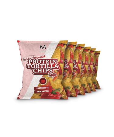 MORE NUTRITION Protein Tortilla Chips Box of 6 Paprika Hungarian