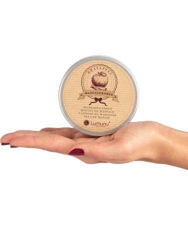 Deluxe Baked Apple Erotic Massage Candle - Nourishing Natural Wax | Venize 100g - Buy Online on GoSupps.com
