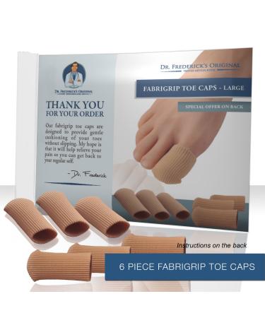 Dr. Frederick's Original Fabric Toe Caps - Toe Separators, 3 Pairs, Size Large - Pack of 6 - Buy Online on GoSupps.com