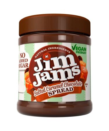 JimJams No Added Sugar Salted Caramel Chocolate Spread 330g
