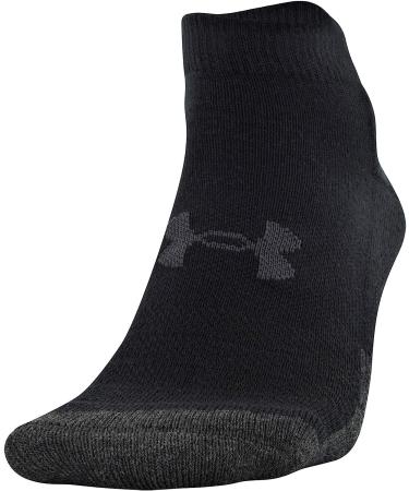 Under Armour Adult Performance Tech Low Cut Socks 6-Pack - Black, Large - Buy Online on GoSupps.com