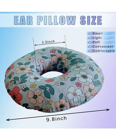 Piercing Pillow for Side Sleepers - Ear Pillows with Ear Hole for CNH & Ear Pain Relief - O-Shaped Side Sleeping Ear Guard Pillow in Light Blue - Buy Online on GoSupps.com