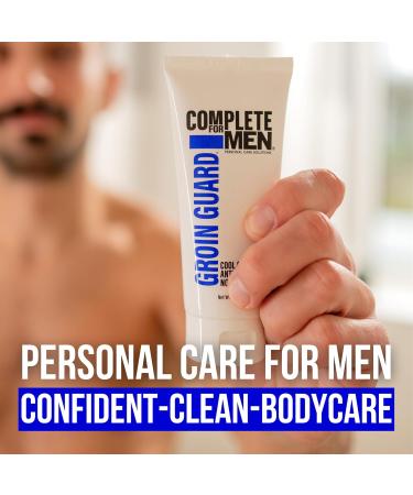 Groin Guard Anti Chafing Cream for Men | Talc-Free Aluminum-Free Natural Odor Control & Friction Defense - Non-Greasy & Cool Dry Comfort - Buy Online on GoSupps.com