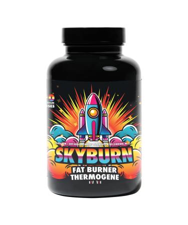 SKYBURN Powerful Fat Burner | Fast & Effective Weight Loss | Appetite Suppressant & Metabolism Boost | Ideal Men & Women | Flat Stomach & Slimming Sustainable | Premium Food Supplement