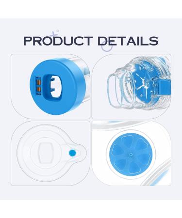 Handheld Inhaler Spacer for Infants Children and Adults - Anti-Static - Portable Design for Home School and Travel - Soft Silicone Mask - Nessi OTC Spacer - Easy to Clean (Blue Adult) - Buy Online on GoSupps.com