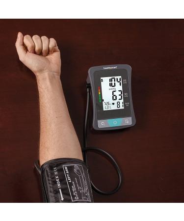 HealthSmart Digital Select Arm Blood Pressure Monitor | Automatic Upper Arm Cuff | Tracks Blood Pressure Pulse & Irregular Heartbeat | Stores 120 Readings for 2 Users - International Shipping Available - Buy Online on GoSupps.com