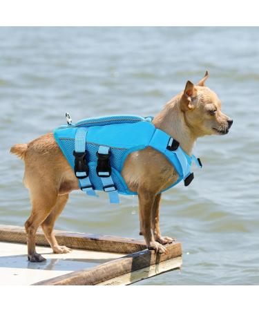 Buy Convinit Dog Life Jacket - Adjustable Pet Vest for Small Medium & Large Dogs | Ideal for Boating Swimming & Surfing | Reflective & Grippy | Blue - Buy Online on GoSupps.com