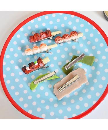 Resin Food Hair Clips Realistic Unique Hair Barrettes Small Hair Pins Headwear Party Hair Accessories For Women Girls Small Resin Food Hair Clips Hair Barrettes Hair Pins For Kid Women Toddler Girls - Buy Online on GoSupps.com