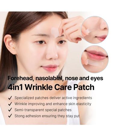 Wrinkle Repair Patches for Frown Lines & Forehead Lines - Korean Skin Care Anti-Wrinkle Non-Invasive Smoothers - 55 Patches - Buy Online on GoSupps.com