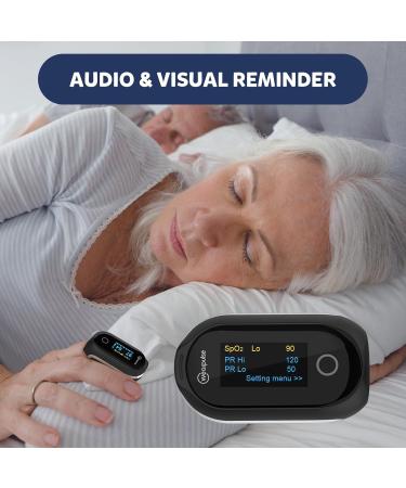 Buy Continuous Pulse Oximeter Fingertip - Rechargeable Bluetooth O2 Monitor with 8-10 Hours Storage SpO2 & Pulse Rate Tracking APP & PC Reports Audio Reminder - International Shipping Available - Buy Online on GoSupps.com