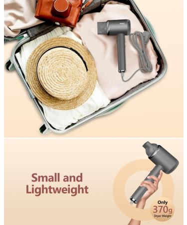 Professional Ionic Hair Dryer - Quick Drying High Speed Motor 110 000 RPM 300 Million Negative Ions with Diffuser LED Availability - Buy Online on GoSupps.com
