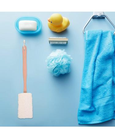 EXCEART Natural Loofah Dish Brush - Handled Bath Scrubber & Massage Sponge for Deep Cleaning - Eco-Friendly Shower Tool - Buy Online on GoSupps.com