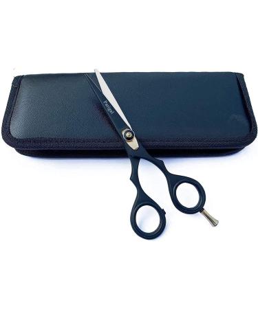 Professional 5.5 Inch Hair Cutting Scissors - Razor Edged Barber Shears in Japanese Stainless Steel - Durable Handcrafted Tools for Men & Women - Black - Buy Online on GoSupps.com
