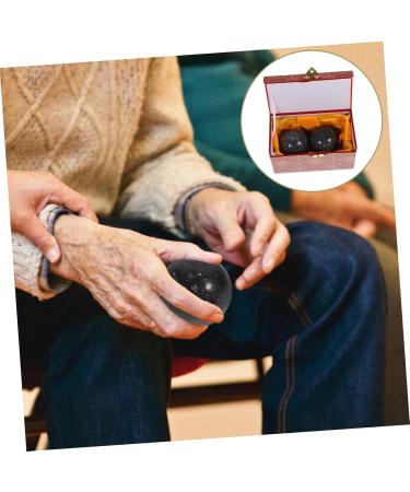 Fomiyes 2-St Glockenspiel Acupunctive Massage Baoding Balls - Chinese Stress-Relief & Relaxation Wooden Balls for Gymnastics & Body Massage - Buy Online on GoSupps.com