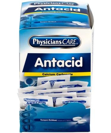 Buy PhysiciansCare Antacid Heartburn Medication - 2 Tablets per Packet Box of 50 | Fast International Shipping - Buy Online on GoSupps.com