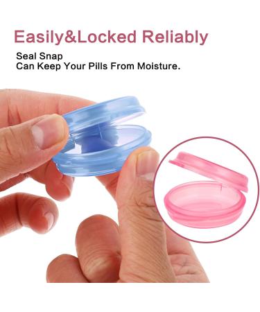 Buy Wllhyf Small Portable Pill Organizer Box 5 Mini Travel Cases in Colorful Options for Vitamins & Medications Ideal for Outdoor Trips - Buy Online on GoSupps.com