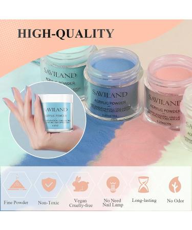 Saviland 36 Colors Acrylic Powder Set - Fall Winter Series | Nail Extension Starter Set for Salon & DIY - B4-36 Fall Colors Paradise - Buy Online on GoSupps.com