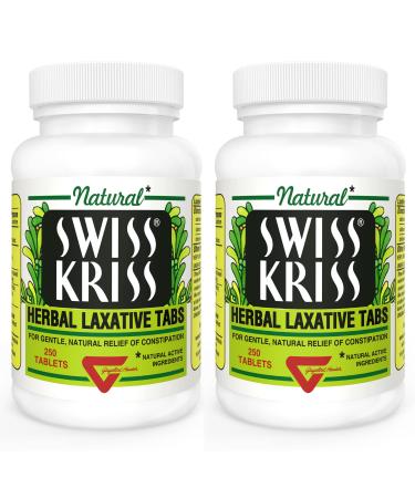 Modern Natural Products Swiss Kriss Herbal Laxative - 250 Tablets (2 PACK)