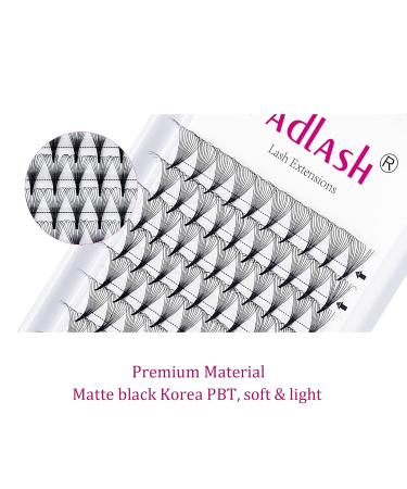 12D 0.07mm D Curl Russian Eyelash Extensions | Premade Fans 15-20mm | International Shipping - Buy Online on GoSupps.com