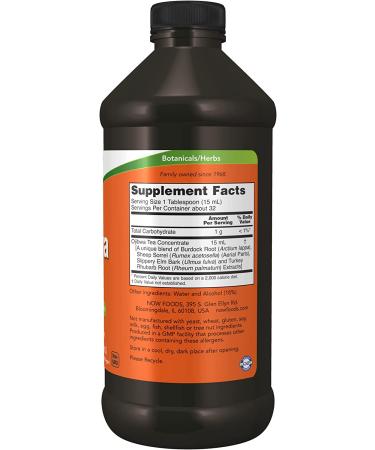 Now Foods Ojibwa Tea 16 fl oz - Herbal Health Supplement for Wellness - Buy Online on GoSupps.com