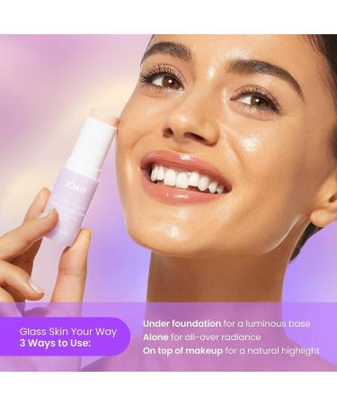 JOAH Beauty Crystal Glow Tinted Luminizer Stick - Multitasking Korean Makeup Highlighter and Bronzer Stick - Buy Online on GoSupps.com