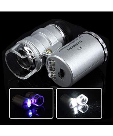 Lightweight Magnifying Glass Mini Portable 60X High-Definition Handheld Magnifying Glass for Reading Newspaper and Repaiwatches Lofty Ambition - Buy Online on GoSupps.com