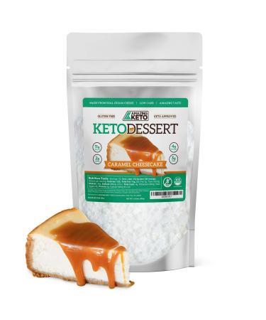 Amazing Keto Dessert Powder, Cream Cheese Powder, Gluten Free, Cheesecake Powder, Made from Real Cheese, Low Carb, Amazing Taste, Keto Approved, High Fat Content (Caramel, 20 Servings) White